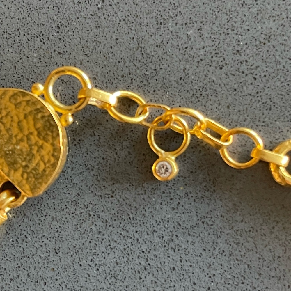 Gurhan 24K Gold & Ruby 3 Strand Necklace - Picture 5 of 8